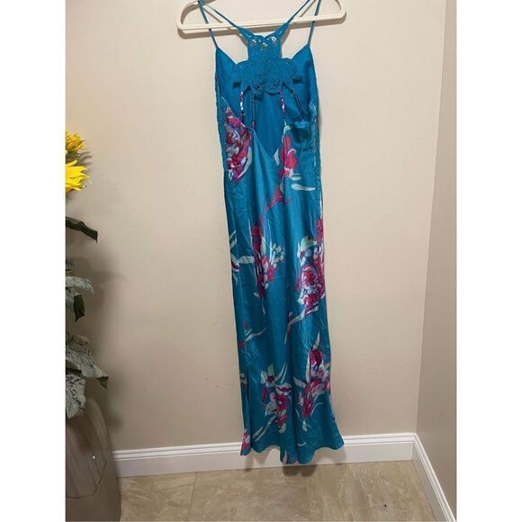 NWT Free People Forever Yours Maxi in River Combo Size XS - Picture 7 of 11